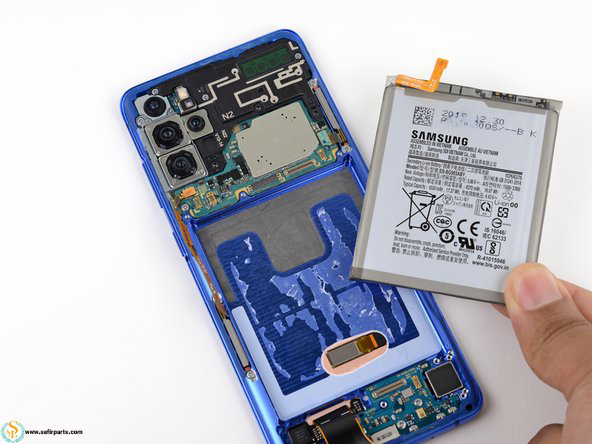 سامسونگ S20 Plus مراحل تعویض باتری